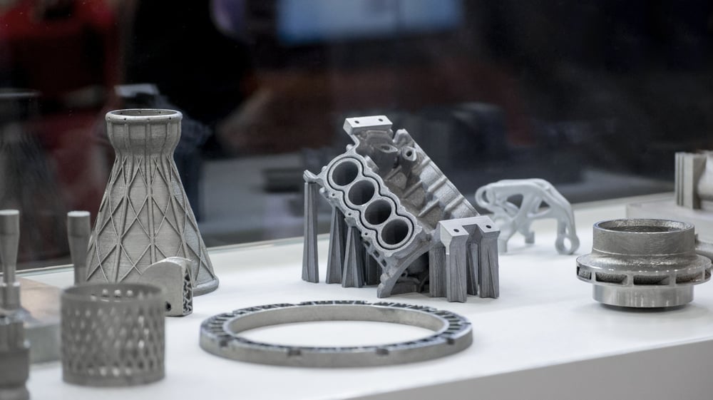 3D-printed metal parts